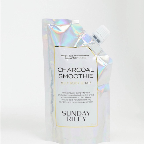 1 Sunday Riley Charcoal Smoothie Jelly Body Scrub, 7-oz. New - Picture 2 of 5